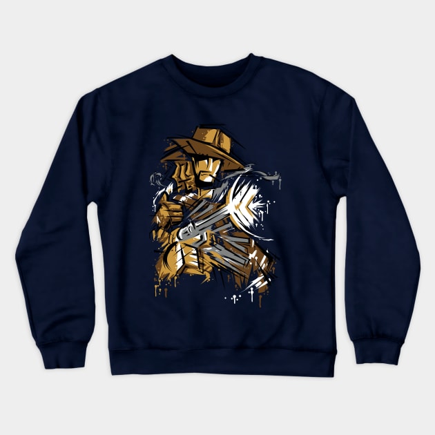 Clint Descending A Staircase Crewneck Sweatshirt by ShokXoneStudios